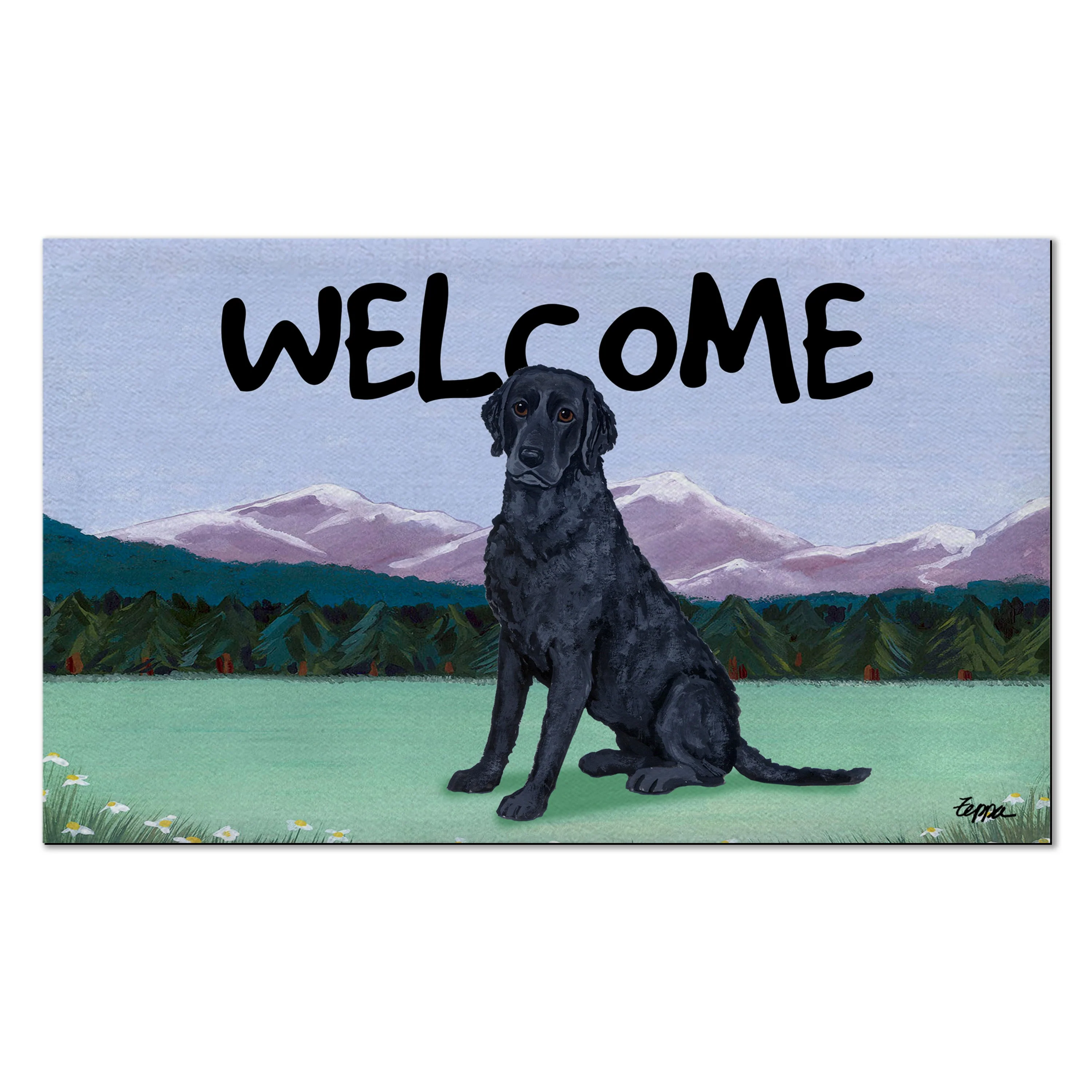 Curly-Coated Retriever Welcome Mat - Image 4