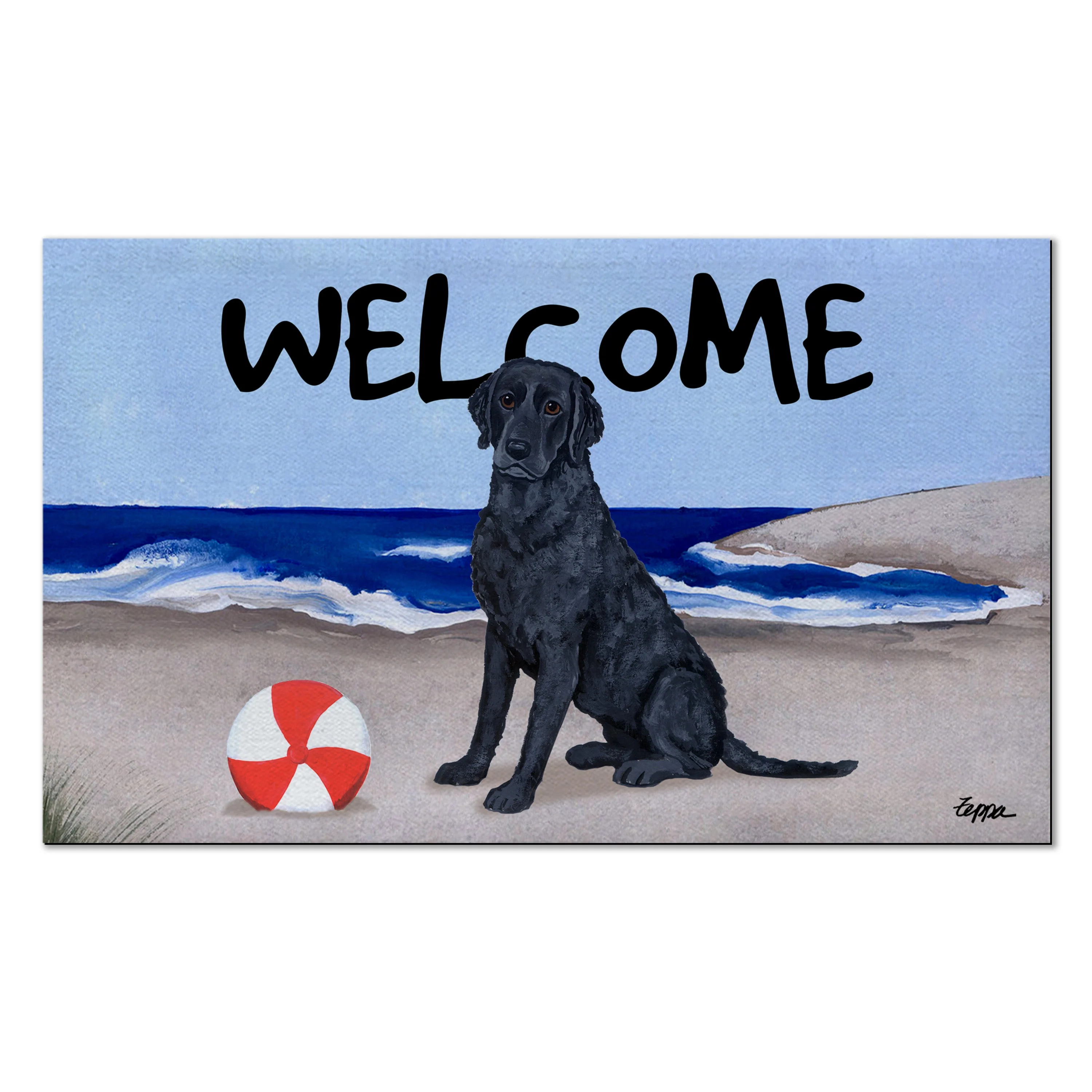 Curly-Coated Retriever Welcome Mat - Image 6