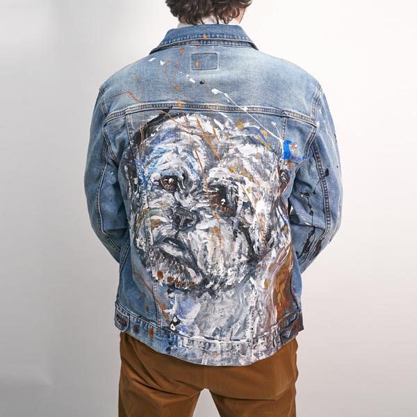 Customized Hand-Painted Dog Breed Denim Jackets - Image 10