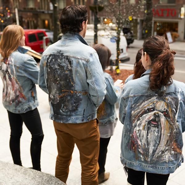 Customized Hand-Painted Dog Breed Denim Jackets - Image 9