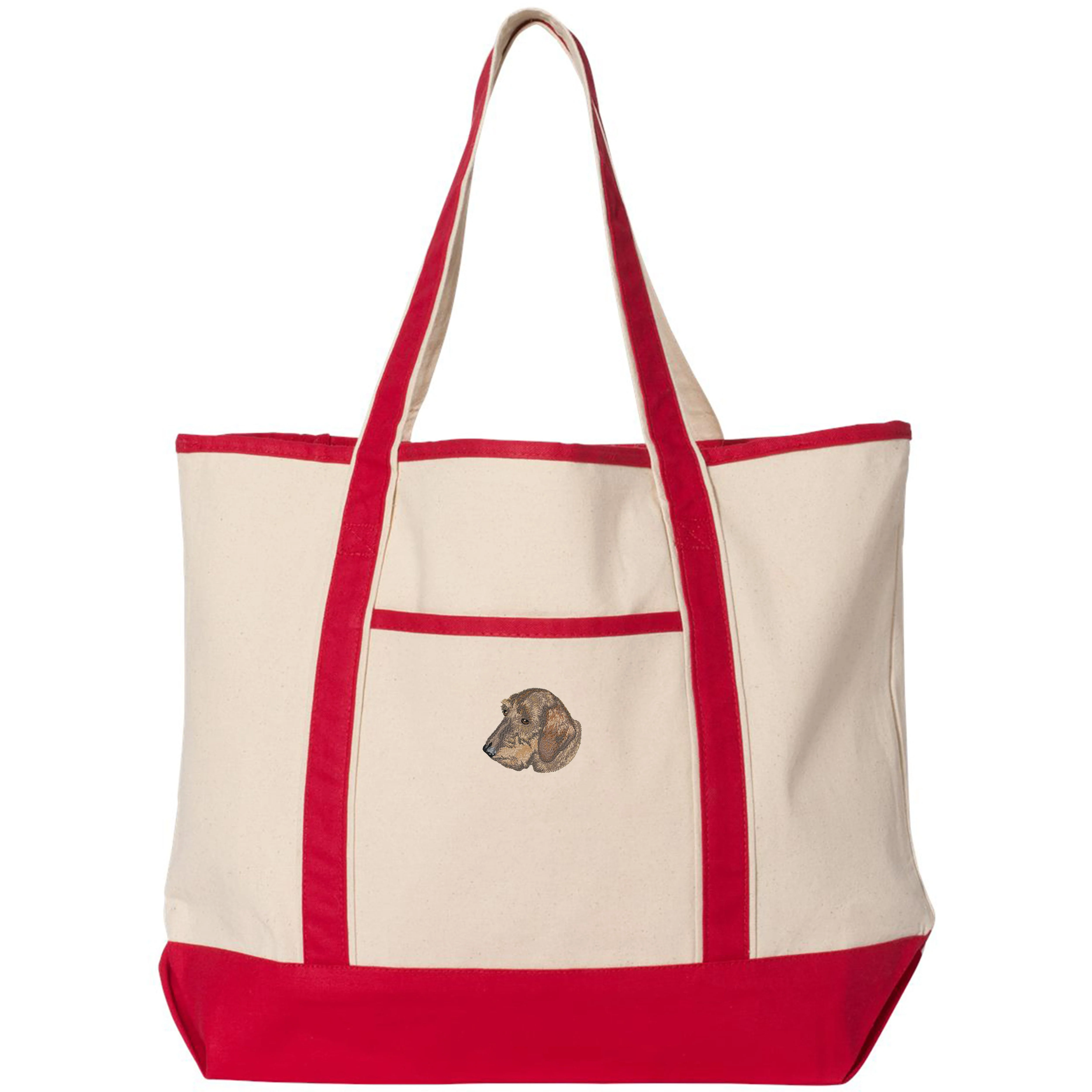 Dachshund Embroidered Tote - Image 15