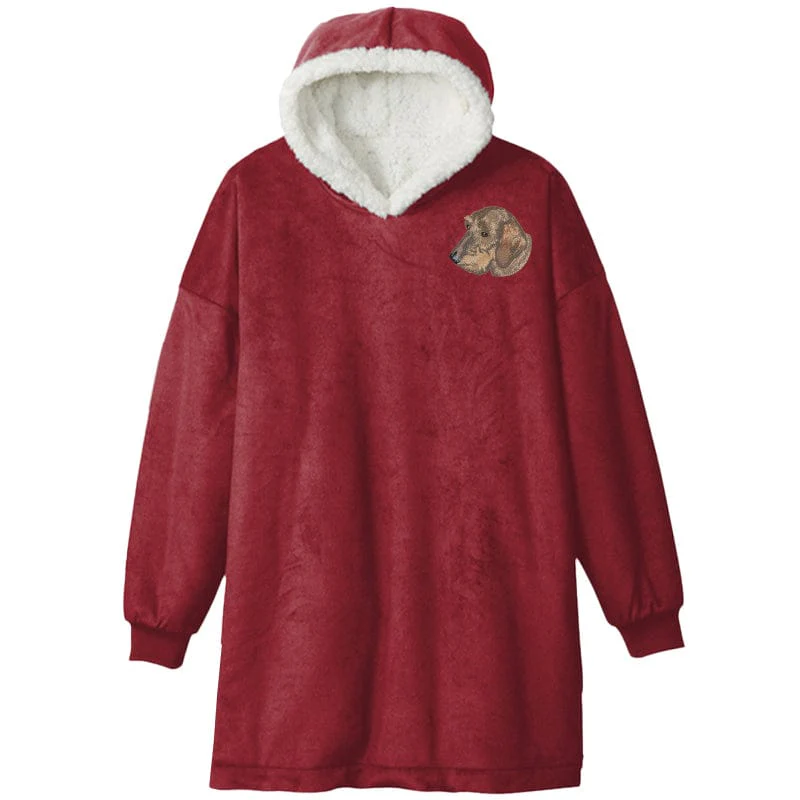 Dachshund Embroidered Wearable Blanket - Image 31