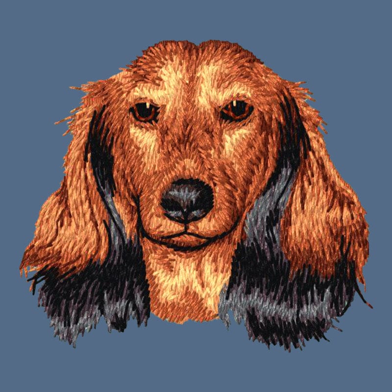 Dachshund Embroidered Women's Denim Shirt - Image 10