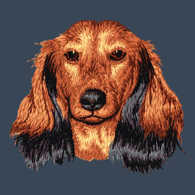 Dachshund Embroidered Women's Denim Shirt - Image 12