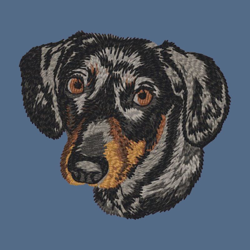 Dachshund Embroidered Women's Denim Shirt - Image 14