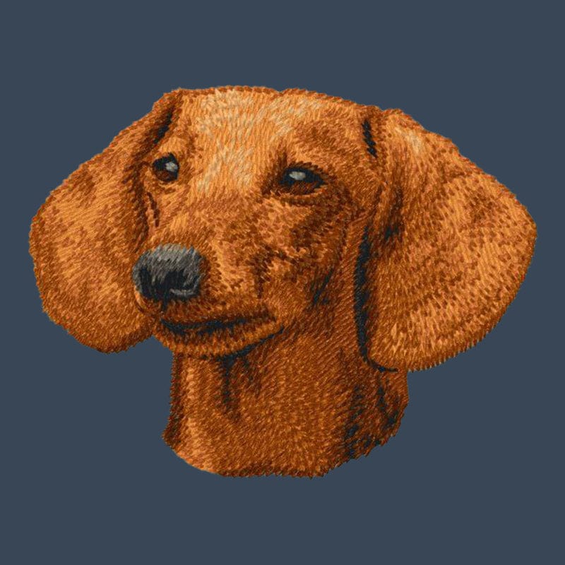 Dachshund Embroidered Women's Denim Shirt - Image 8