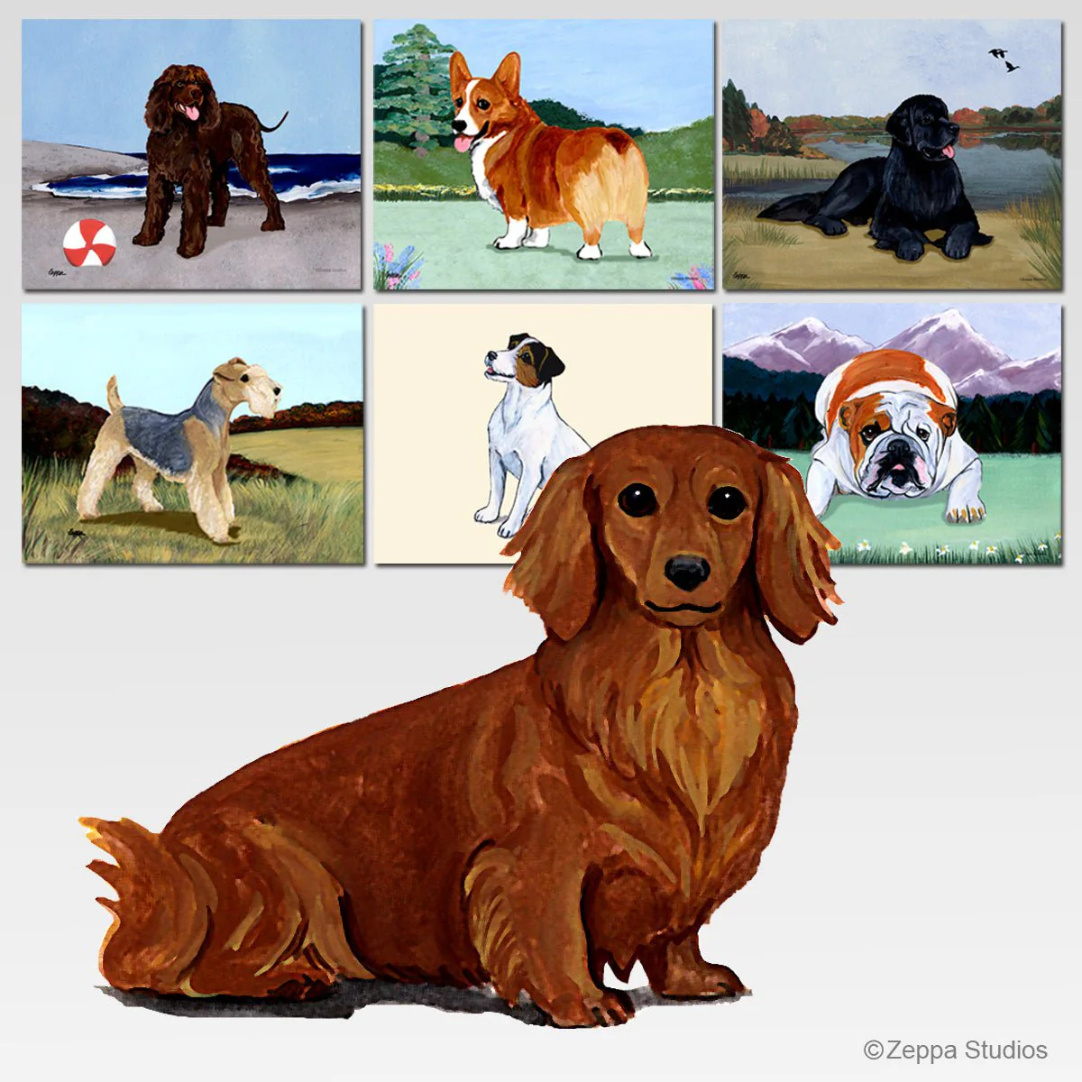 Dachshund  Scenic Cutting Board - Image 3