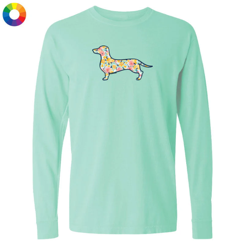 Dachshund Silhouette - Classic Long-Sleeve T-Shirt
