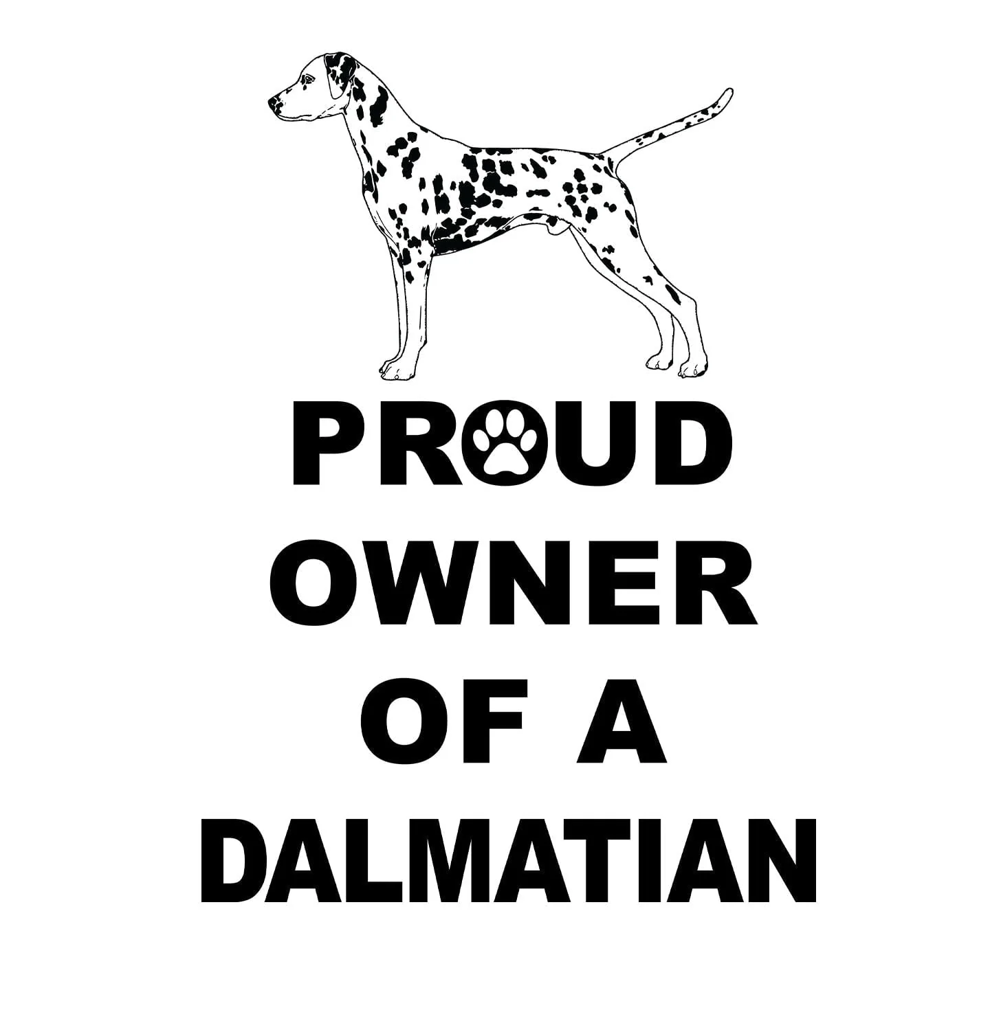 Dalmatian Proud Owner - Adult Unisex T-Shirt - Image 2