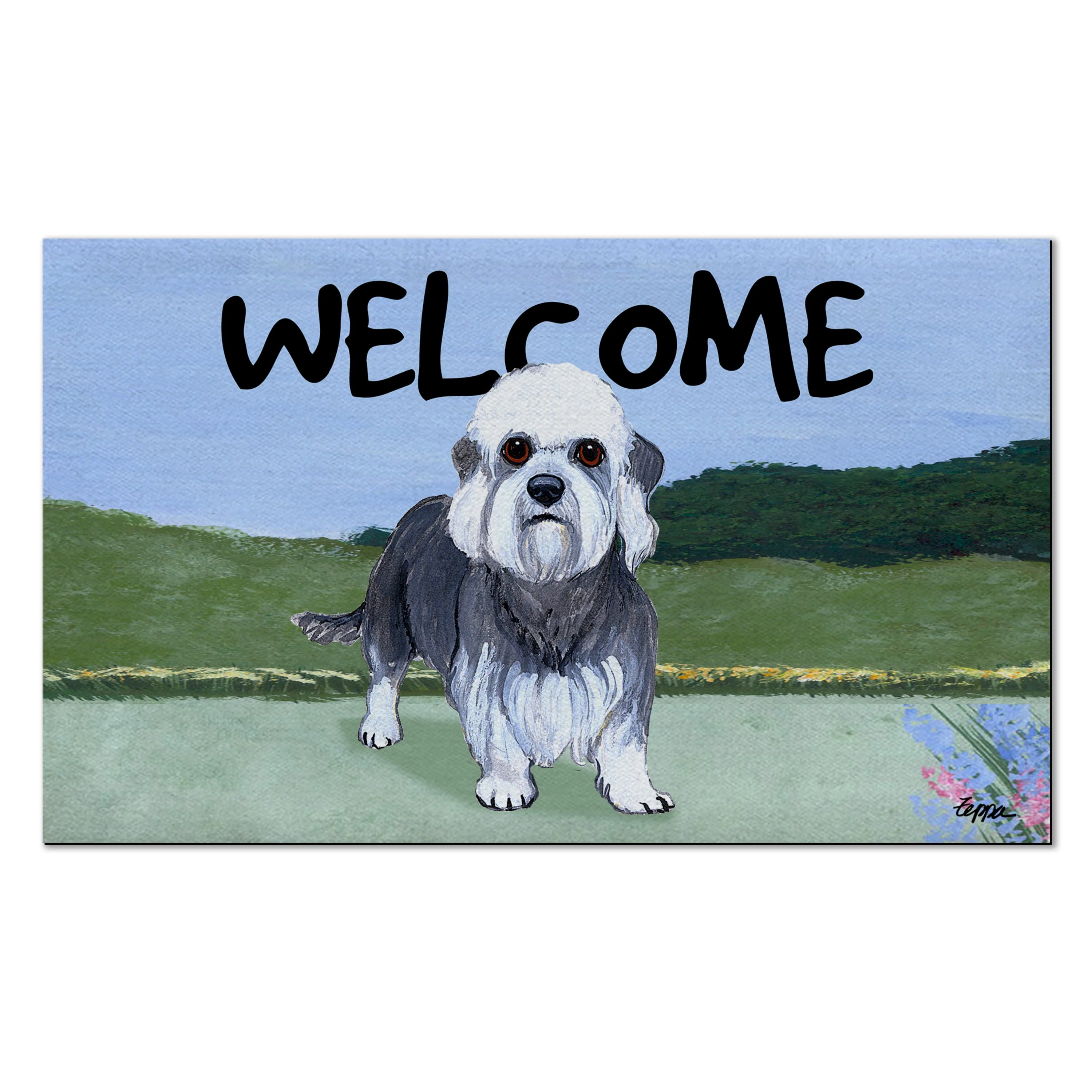Dandi Dinmont Terrier Welcome Mat - Image 2