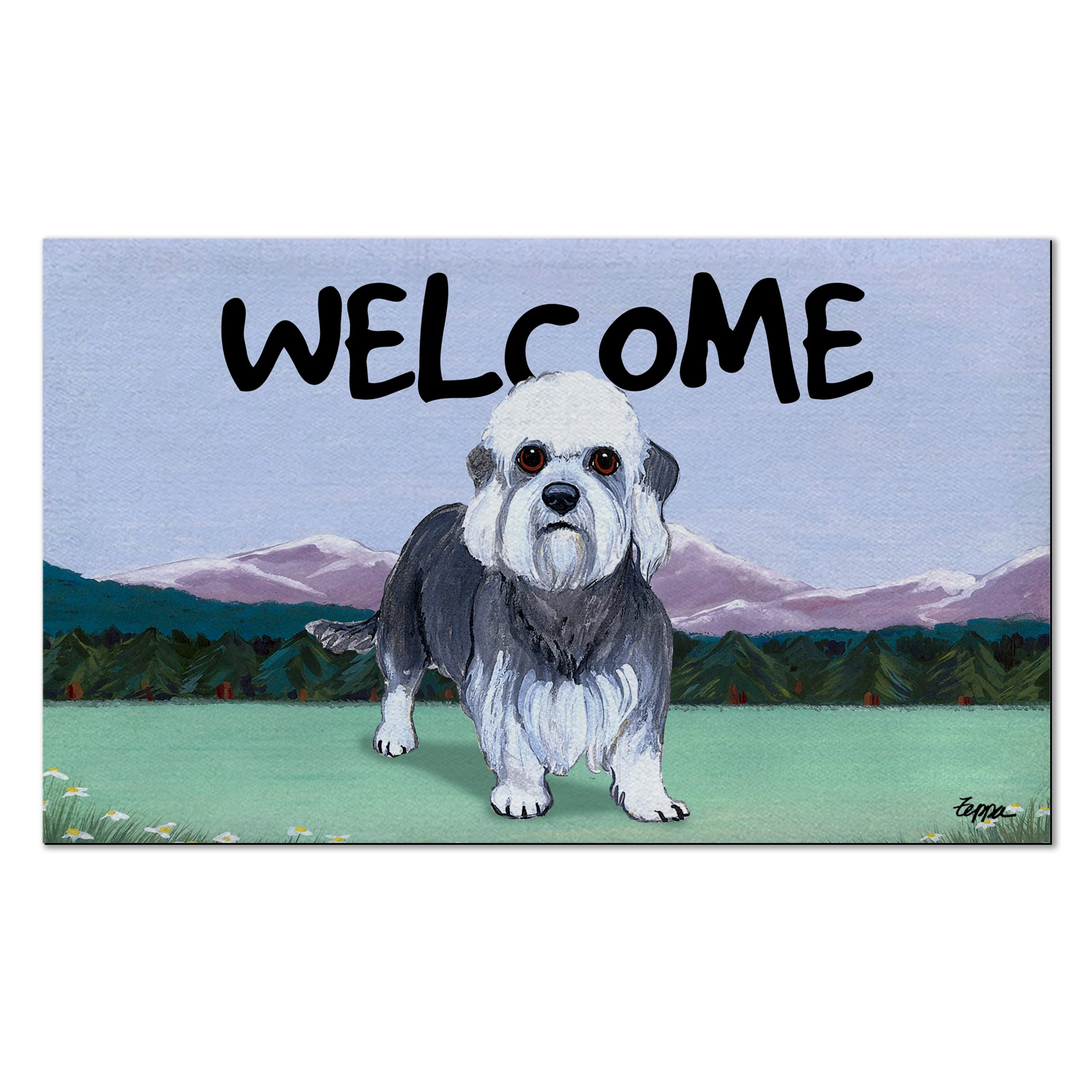 Dandi Dinmont Terrier Welcome Mat - Image 3