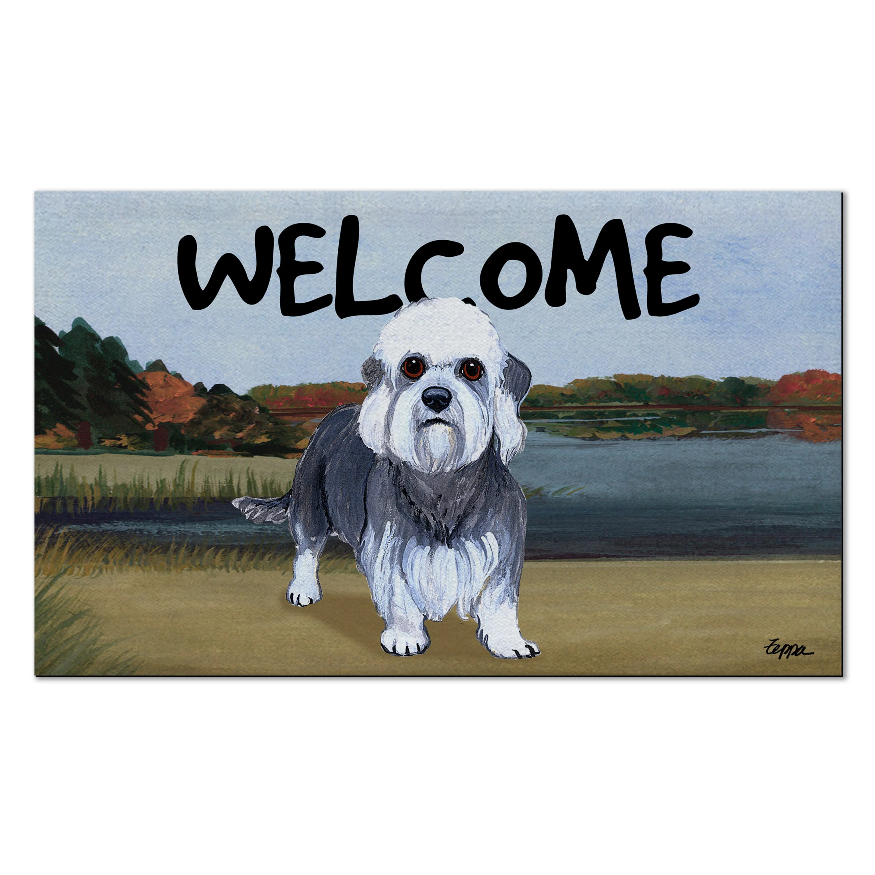 Dandi Dinmont Terrier Welcome Mat - Image 4