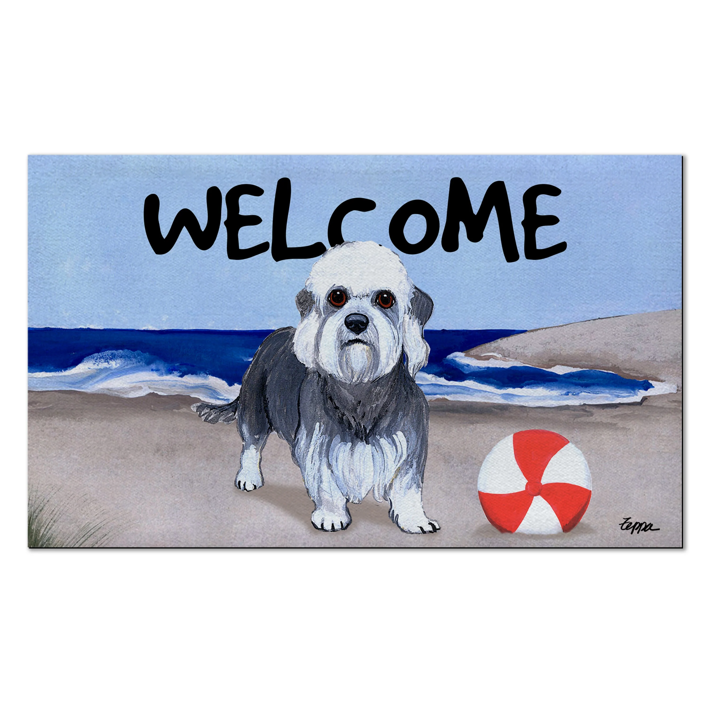 Dandi Dinmont Terrier Welcome Mat - Image 6