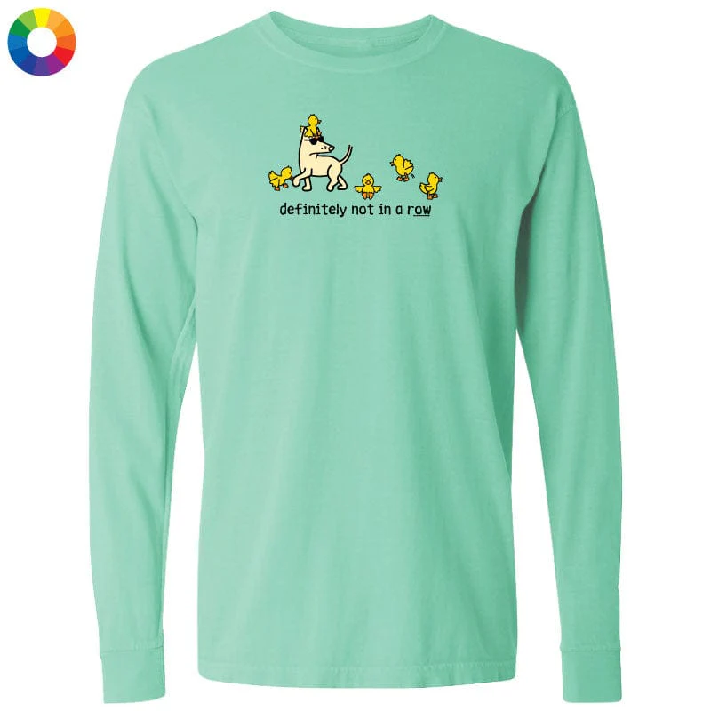 Definitely Not in a Row - Classic Long-Sleeve T-Shirt - Image 3