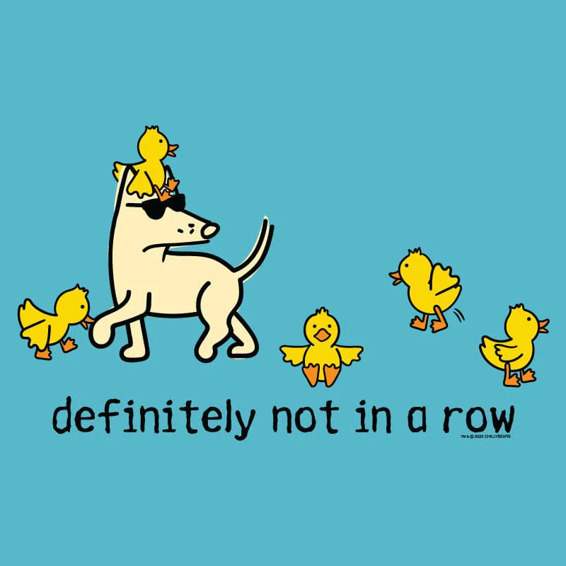 Definitely Not in a Row - Ladies T-Shirt V-Neck - Image 2