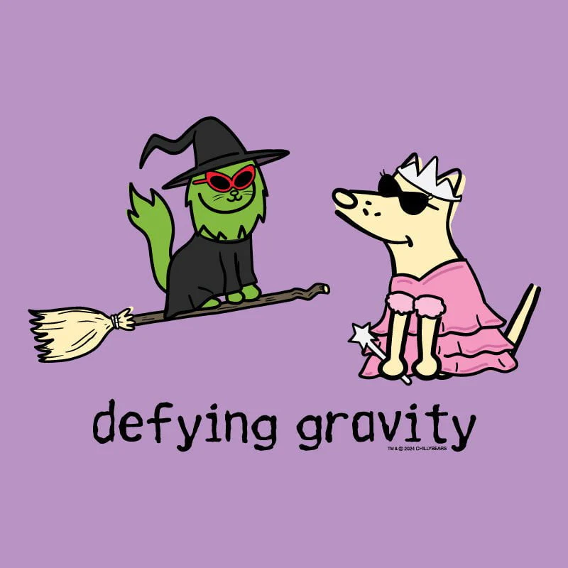Defying Gravity - Ladies T-Shirt V-Neck - Image 2