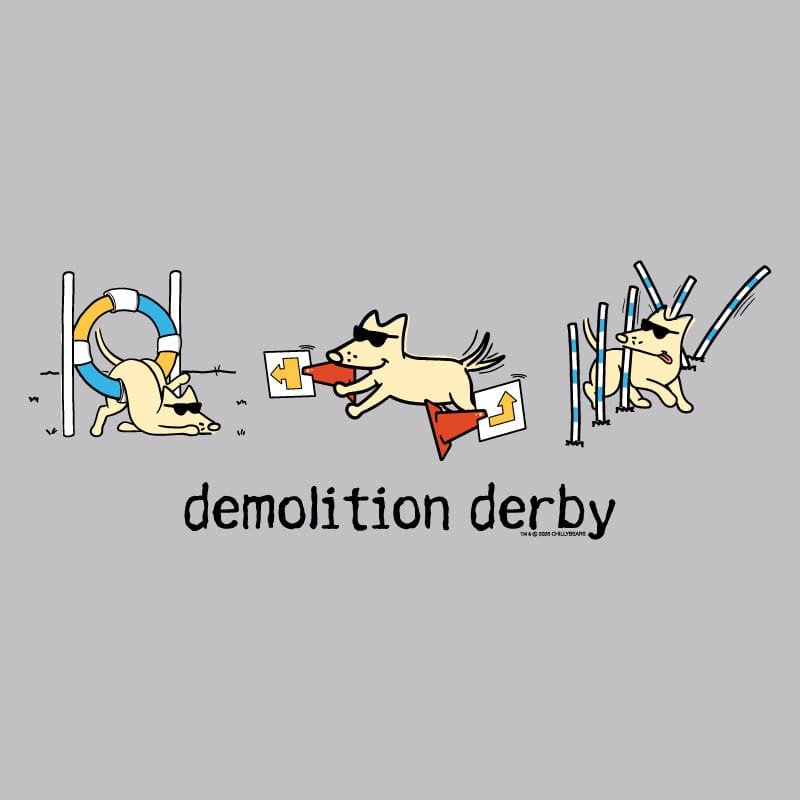 Demolition Derby  - Ladies Curvy V-Neck Tee - Image 2