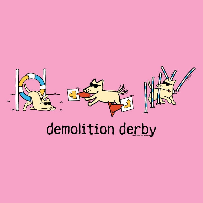 Demolition Derby - Ladies T-Shirt V-Neck - Image 4