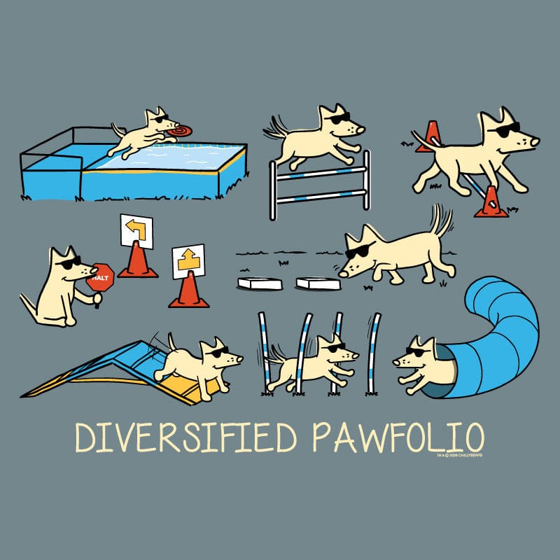 Diversified Pawfoilio Agility  - Ladies Curvy V-Neck Tee - Image 2