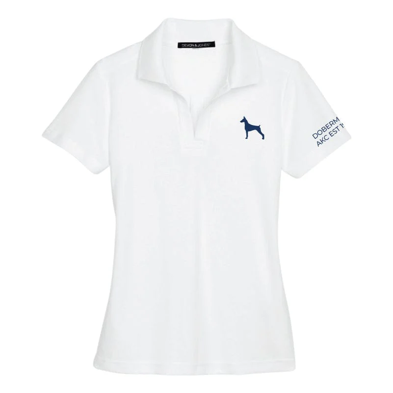 Doberman Embroidered AKC Women's Polo - Image 7