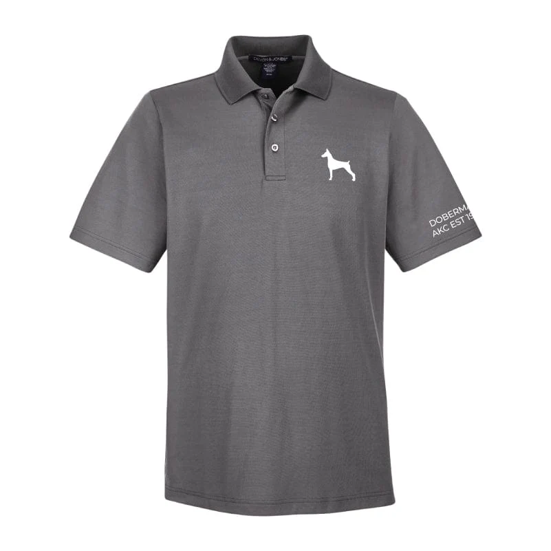 Doberman Pinscher Embroidered AKC Men's Polo - Image 7