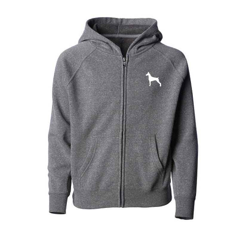 Doberman Pinscher Children's Full Zip Sweatshirt