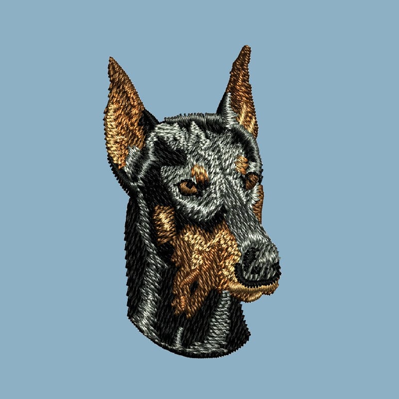 Doberman Pinscher Embroidered Sweatshirt Hoodie - Image 6