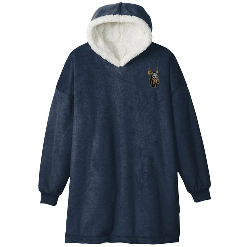 Doberman Pinscher Embroidered Wearable Blanket - Image 5