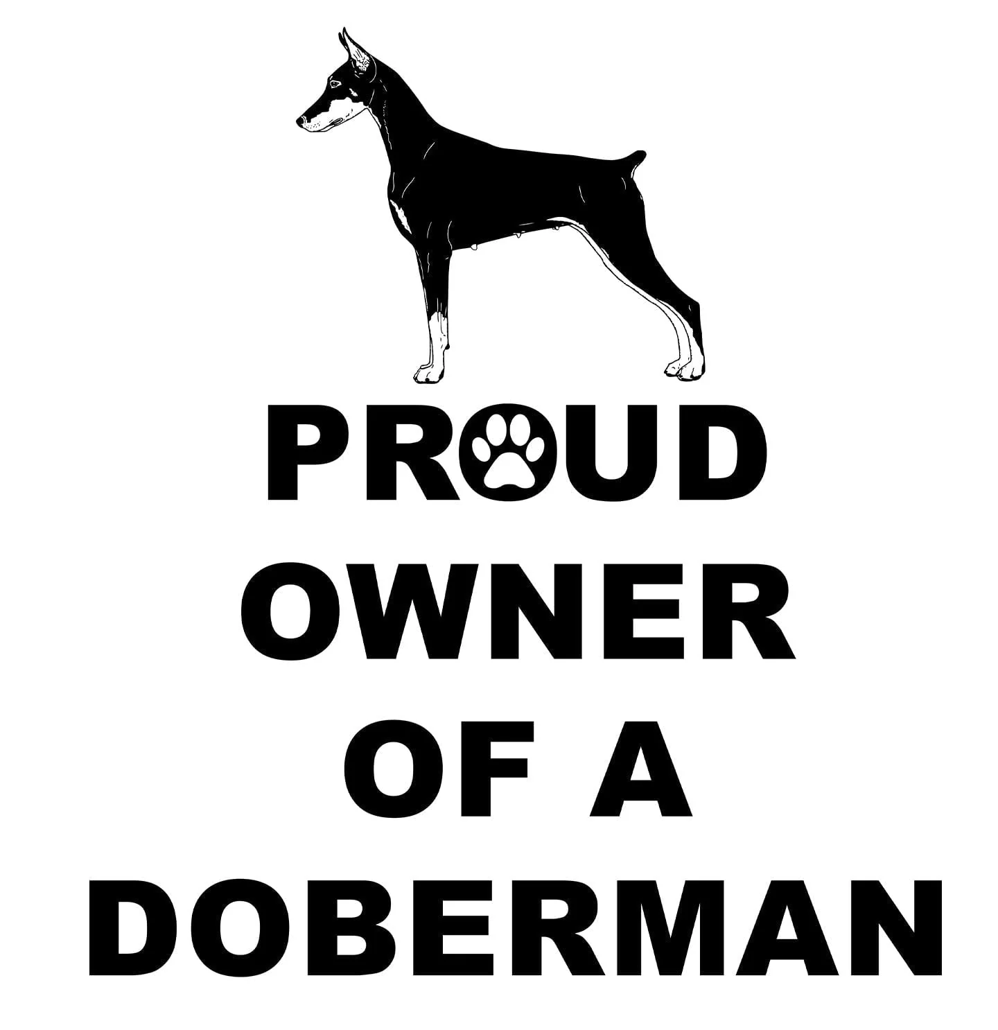 Doberman Pinscher Proud Owner - Women's V-Neck T-Shirt - Image 2
