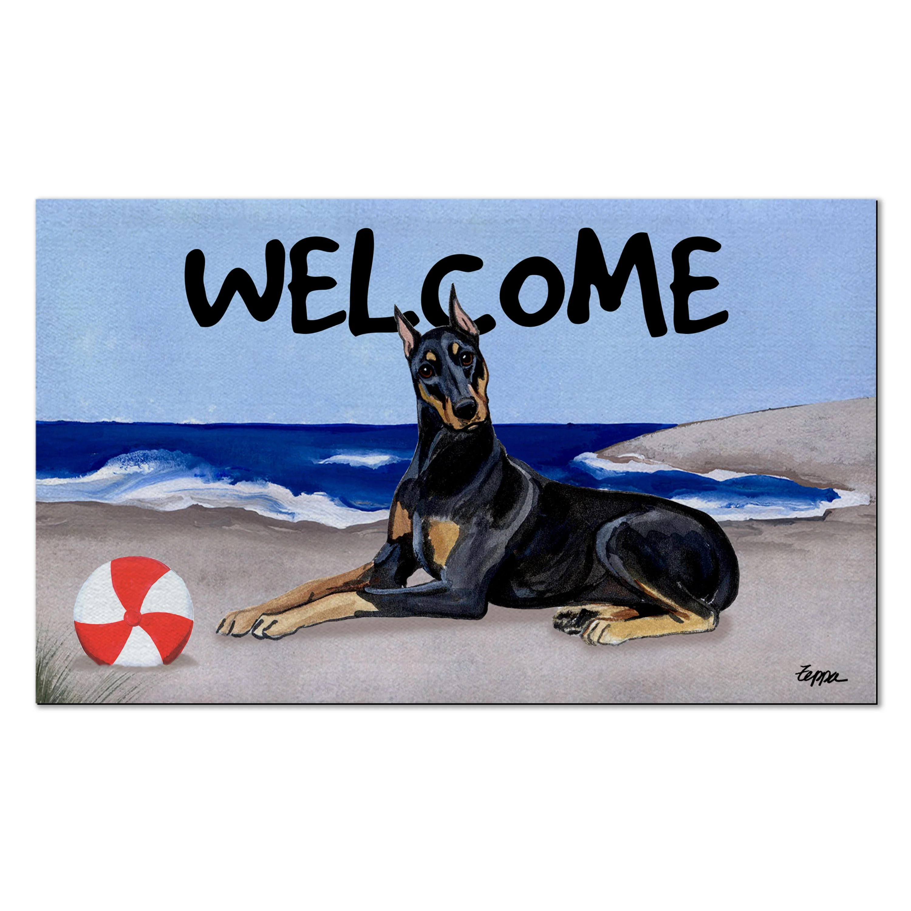 Doberman Pinscher Welcome Mat - Image 2