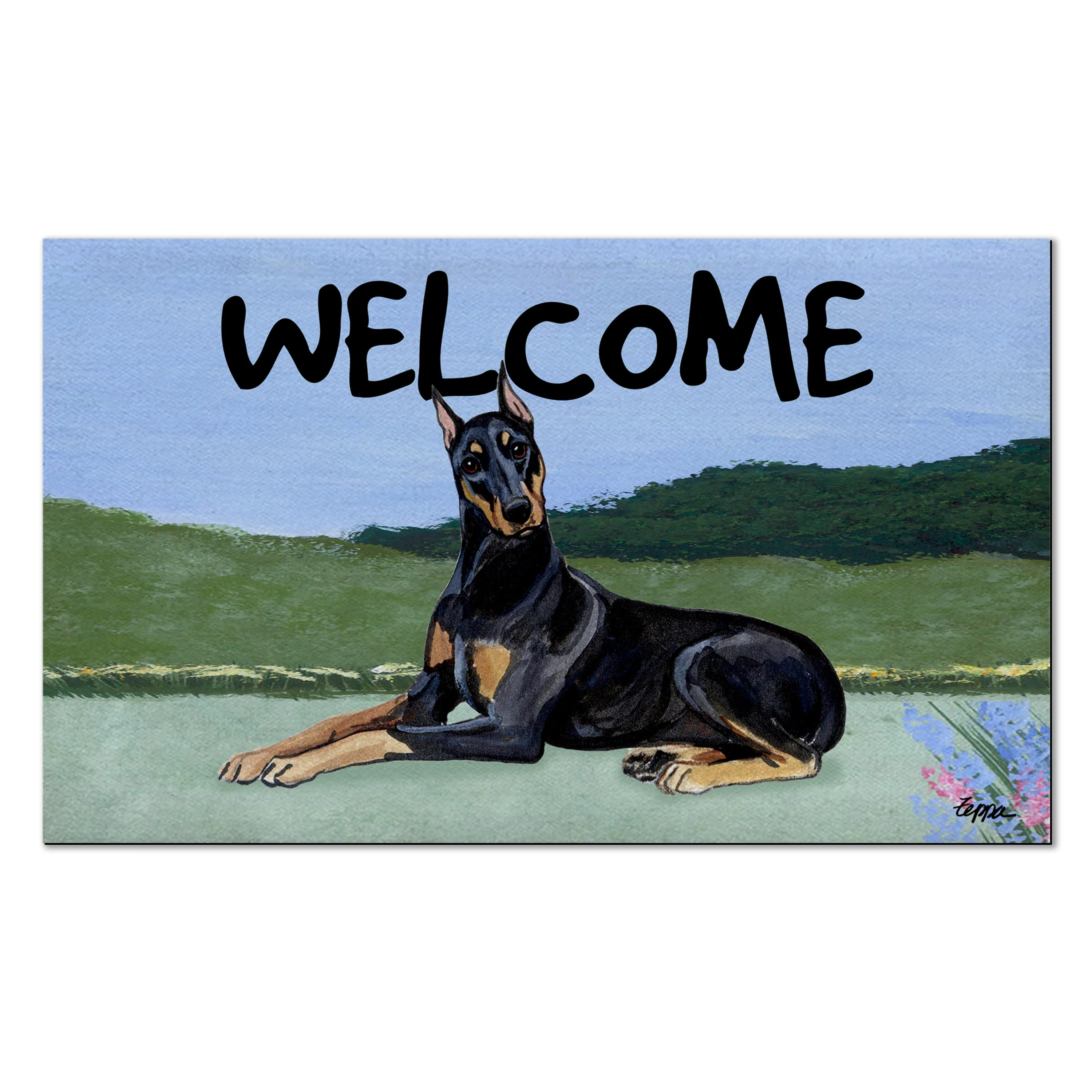 Doberman Pinscher Welcome Mat - Image 3