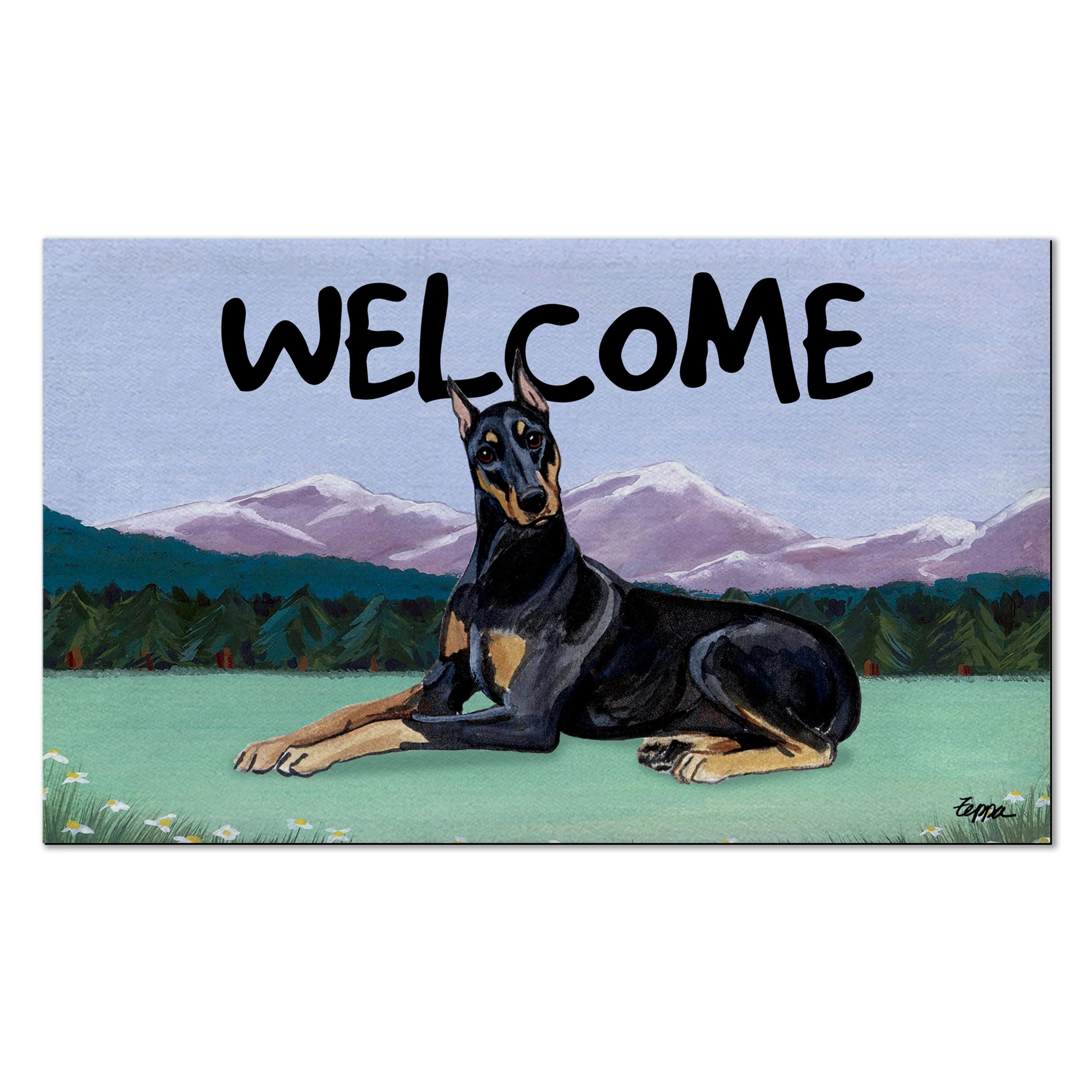Doberman Pinscher Welcome Mat - Image 4