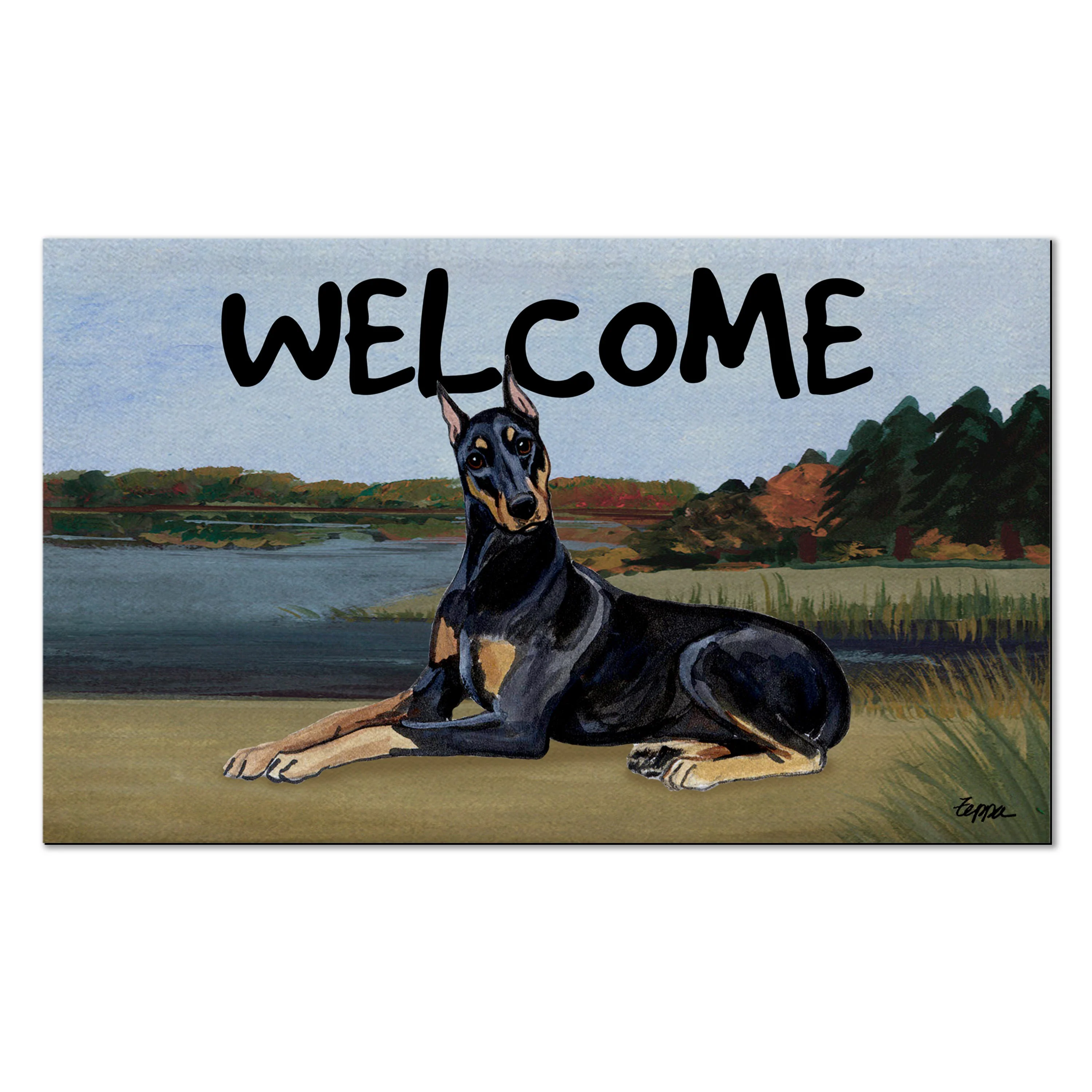 Doberman Pinscher Welcome Mat - Image 5
