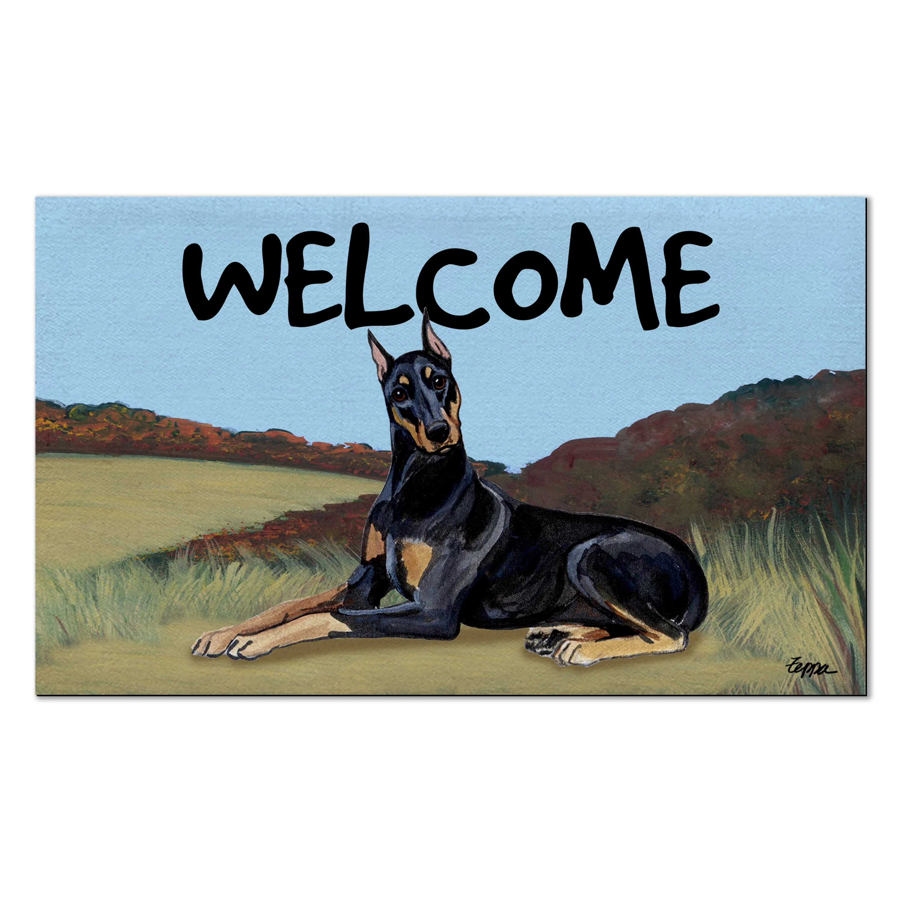 Doberman Pinscher Welcome Mat - Image 6