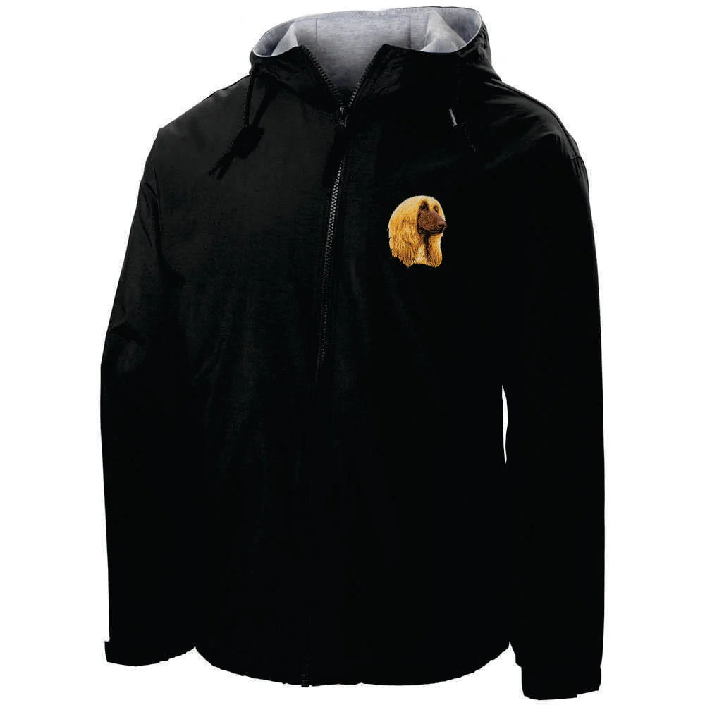 Afghan Hound Embroidered Hooded Jacket - Image 3