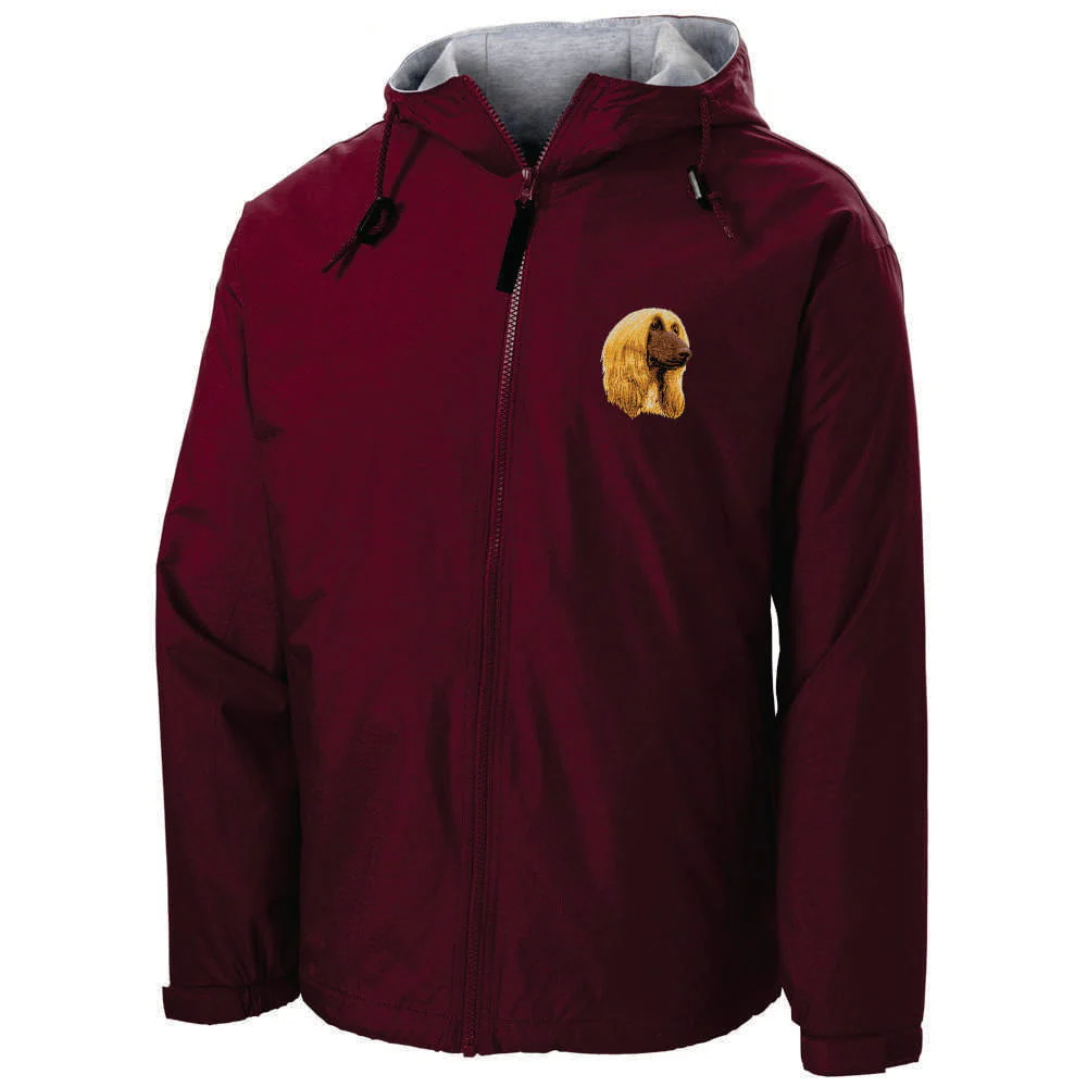 Afghan Hound Embroidered Hooded Jacket - Image 4