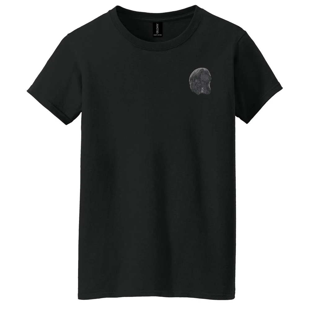 Afghan Hound Embroidered Women's T-Shirt - Image 6
