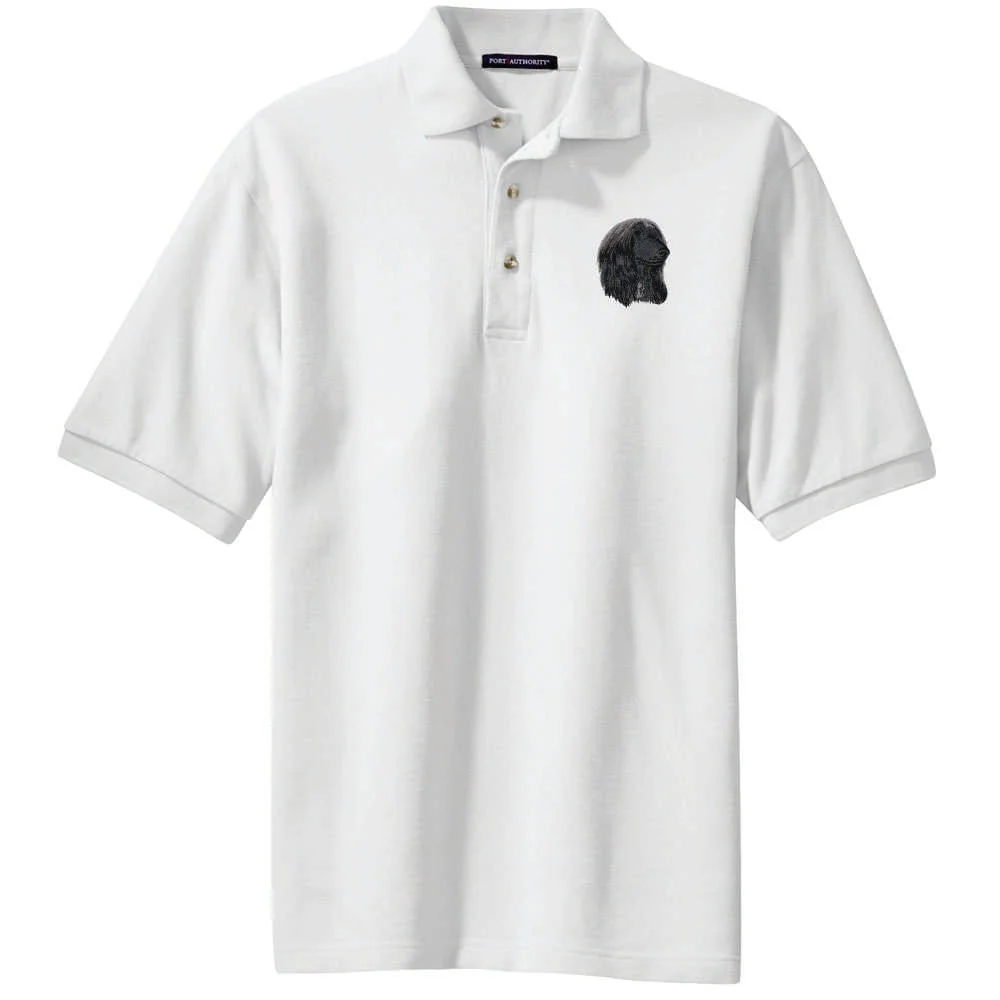 Afghan Hound Embroidered Polo Shirt - Image 4