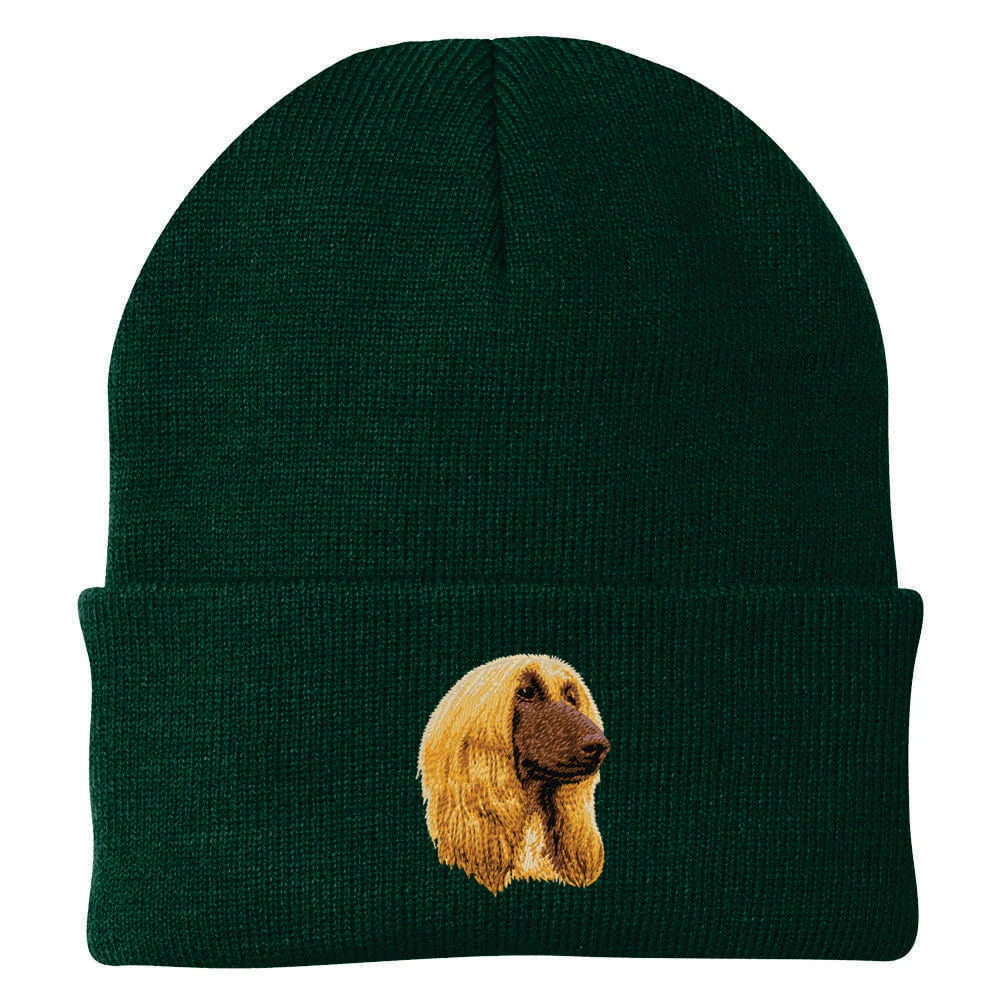 Afghan Hound Embroidered Beanie - Image 4
