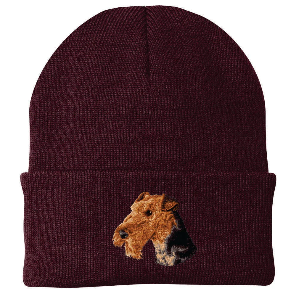 Airedale Terrier Embroidered Beanie - Image 4