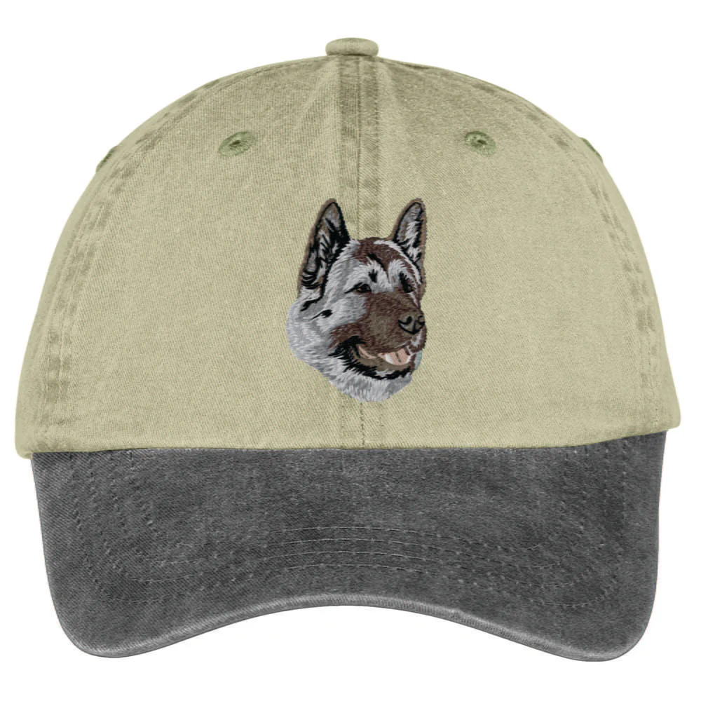 Akita  Embroidered Two Tone Baseball Cap - Image 3