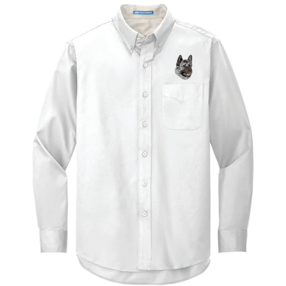 Akita Embroidered Long Sleeve Button Up Shirt - Image 8