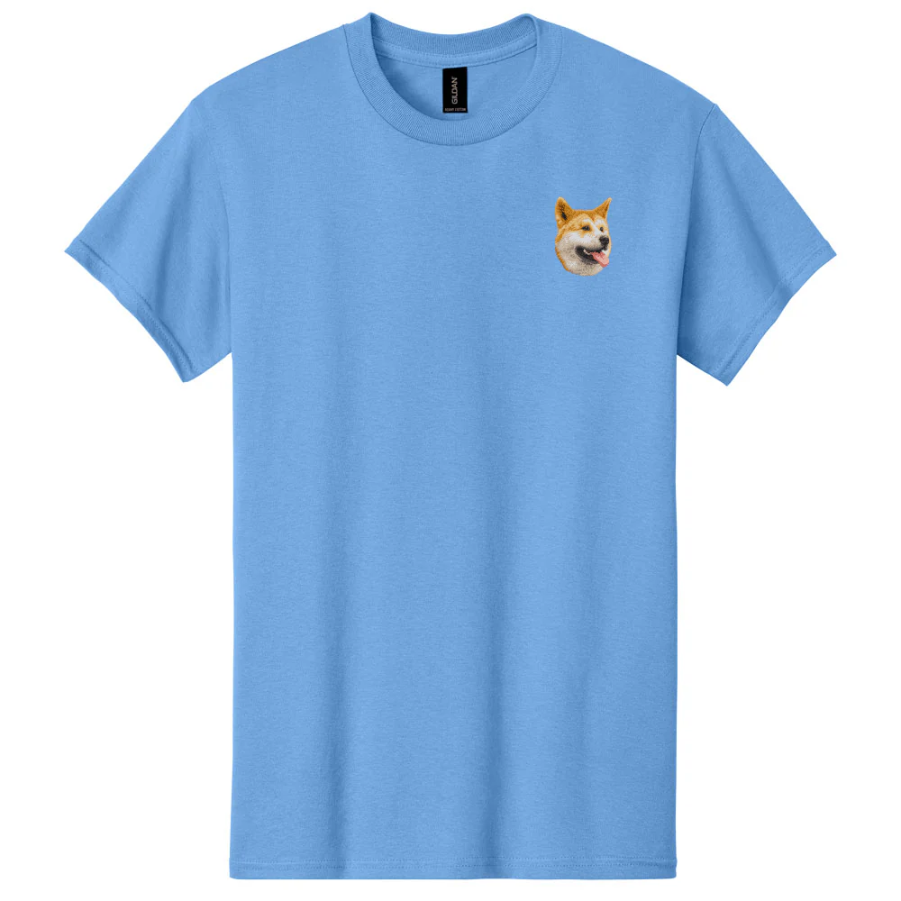 Akita Embroidered Men's T-Shirt