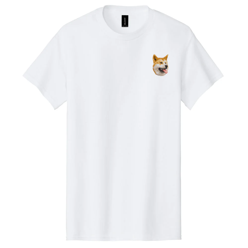 Akita Embroidered Men's T-Shirt - Image 2