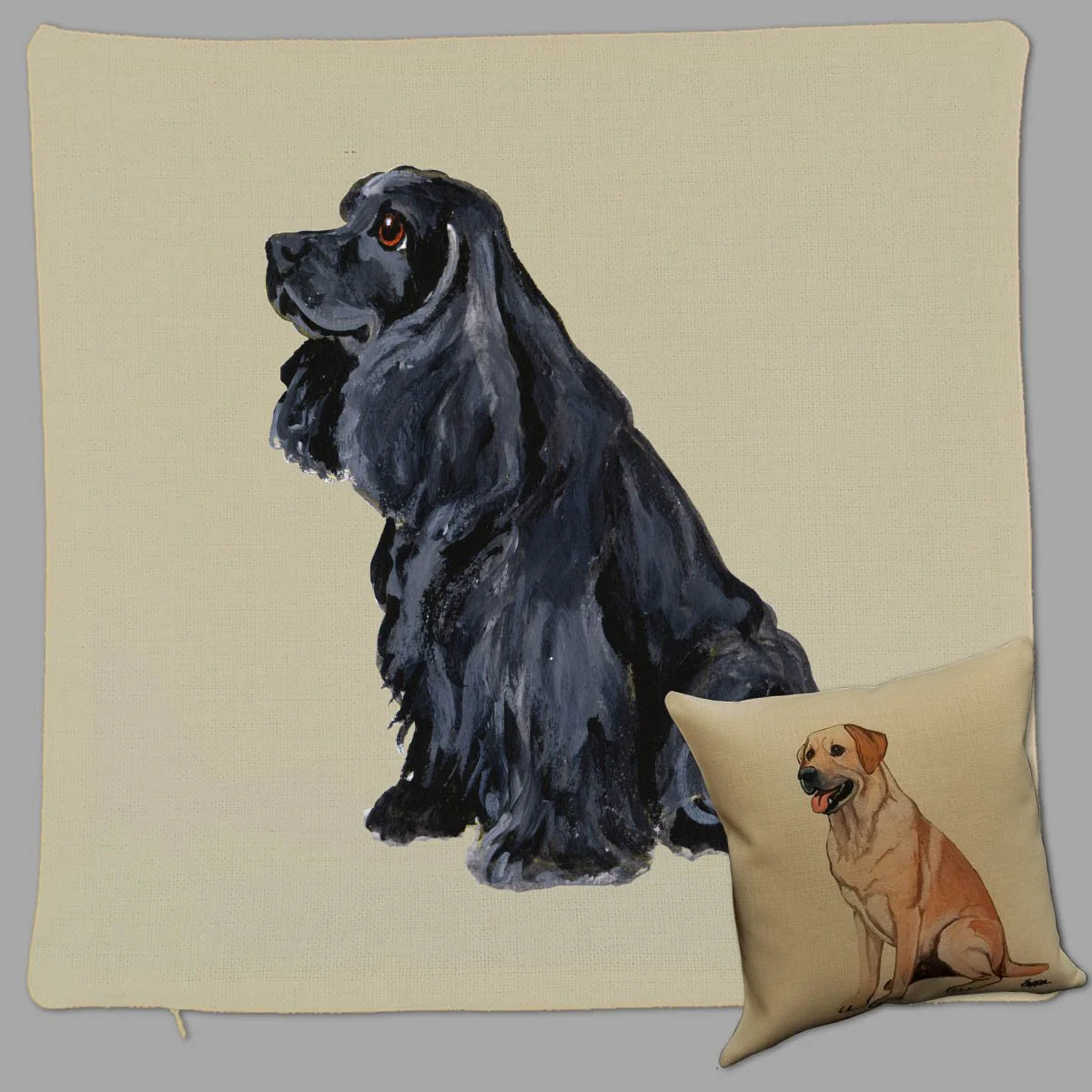 Cocker Spaniel Pillow Cover