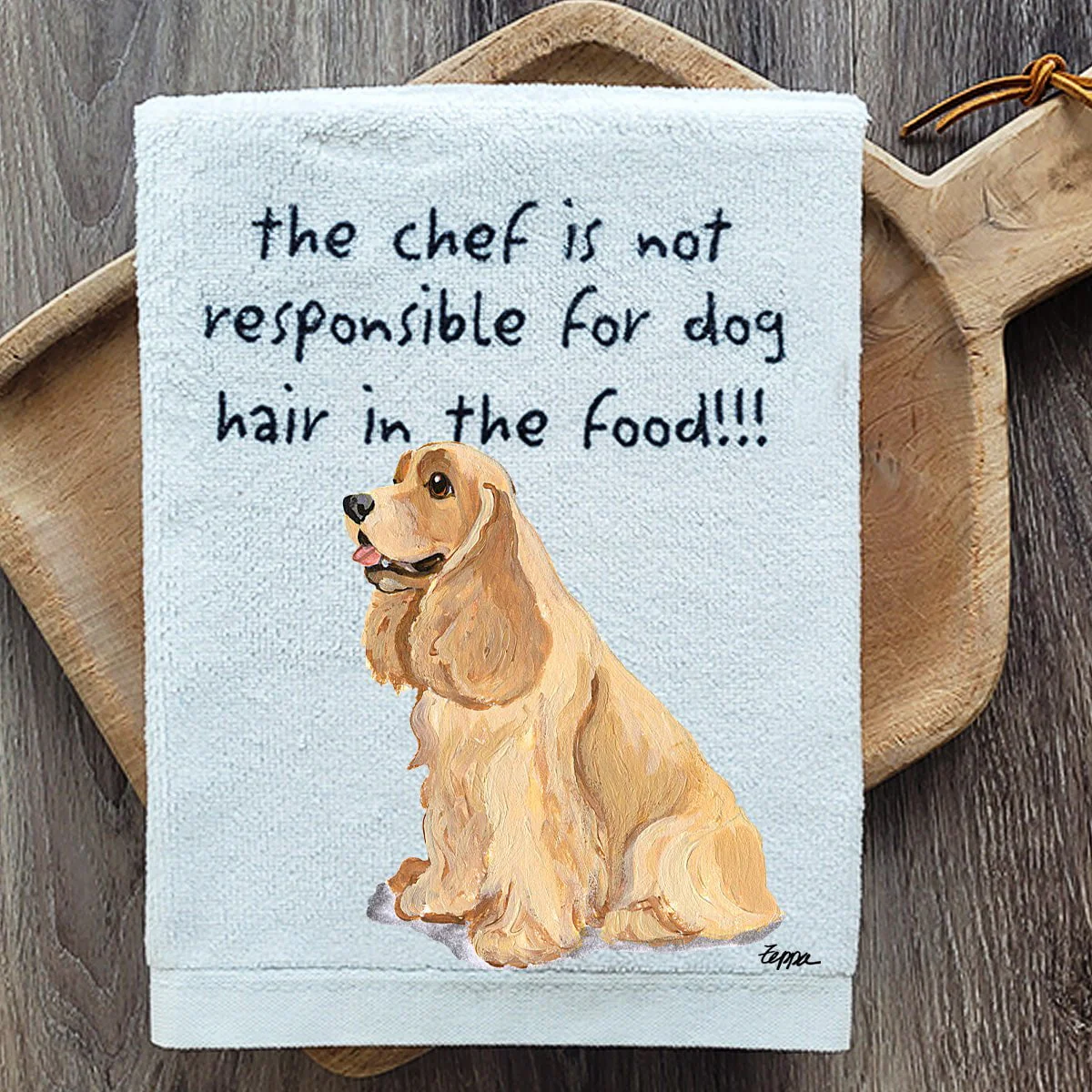 Cocker Spaniel Dish Towel - Image 2