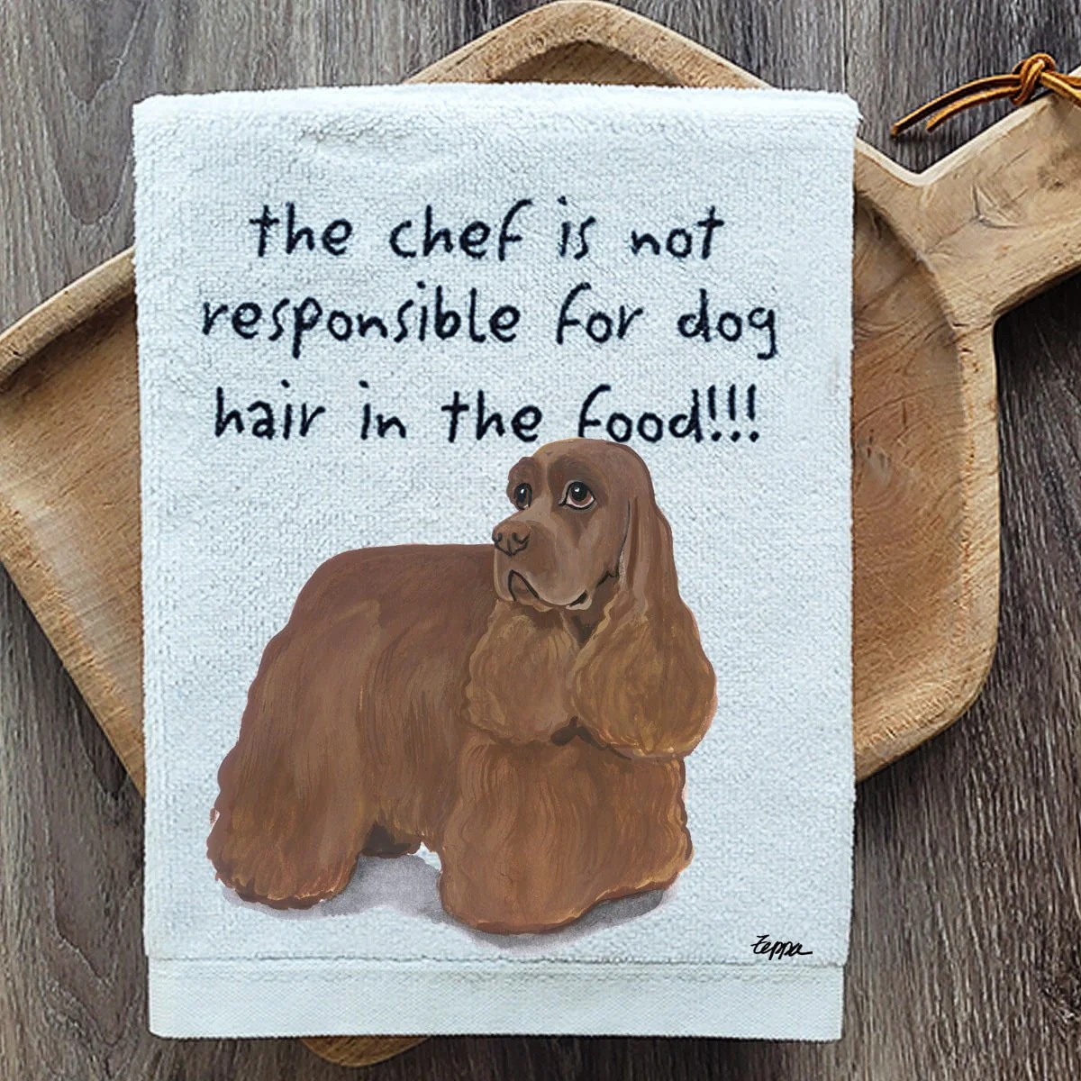 Cocker Spaniel Dish Towel - Image 3