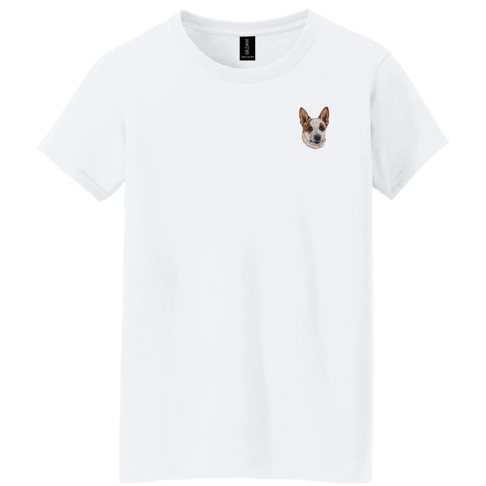 Australian Cattle Dog Embroidered Women's T-Shirt - Image 2