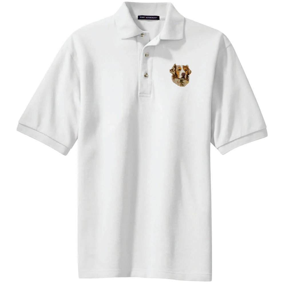 Australian Shepherd Embroidered Polo Shirt - Image 2