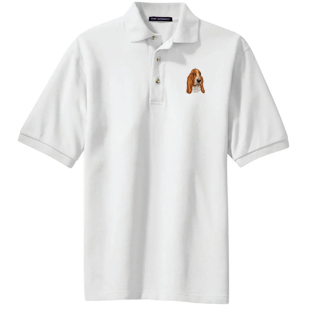 Basset Hound Embroidered Polo Shirt - Image 5